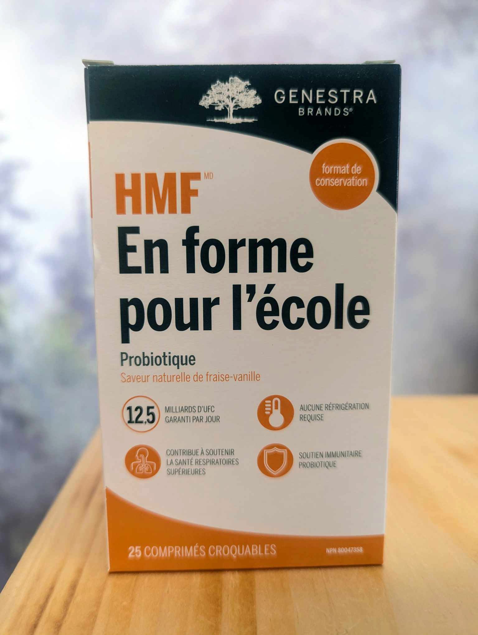 HMF Fit for school - HMF En forme pour l'école - Genestra Brands - 25 comprimés croquables